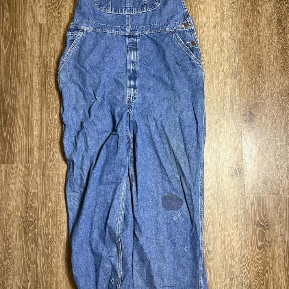 Big Mac Work Wear Denim Overalls Size 40x32 Vintage